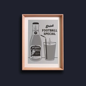 Open image in slideshow, Riso Print - McDaid&#39;s Football Special
