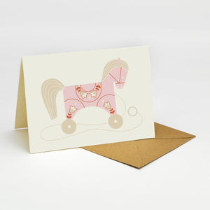 Open image in slideshow, Card - Pony Pull Toy
